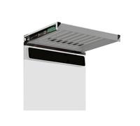 Generico Portapantaloni estensibile, cassetto estraibile nascosto in lega di alluminio for asciugare i vestiti sopra la lavatrice(Color 2,46.5x56.5-61.4cm)