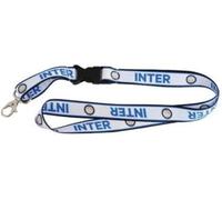 Generico Portapass da Collo per Inter Ufficiale, Portachiavi Ufficiale NERAZZURRI con Logo Storico, Disponibile in Blu o Bianco (Bianco)