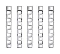 Generico Portapenne Acrilico per Manicure 5 Pezzi 5 Scomparti Trasparente per Conservazione Facile e Organizzazione Durante Processo di Nail Art