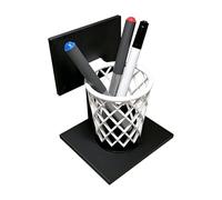 Generico Portapenne Per Canestro Da Basket Stampato In 3D, Aspetto Creativo, 10 Cm, Supporto Per Cancelleria, Organizer Per Scrivania, Struttura Leggera, Per Scrivania