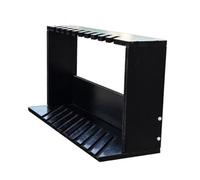 Generico Portapiastrelle For Pavimento Inserimento Obliquo,Espositore For Piastrelle For Pavimento,Espositore For Campioni Tavolo For Scheda Densità,Contenere 10 Piastrelle(71x23x40x1.4cm)