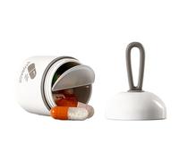 Generico Portapillole,Contenitore ermetico, oscurante - Mini Scatola Portamedicinali - per pendolari, studenti fuori sede, trasferte, case di riposo, escursionismo, anziani uomini e donne