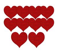 Generico Portaposate - Copristoviglie A Cuore Da 10 Pezzi, Set Portaposate In Morbido Feltro, Elegante Per Posate Per Matrimoni, Compleanni, Festa Della Mamma, Fidanzamento, Feste Di San