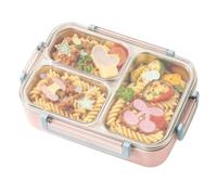 Generico Portapranzo bimbi A Tenuta Stagna 3 Scomparti Riutilizzabile | Contenitori Pranzo Per Bambini Per Scuola Camping Picnic Sport Spiaggia Outdoor Trekking Scalata Viaggio Inverno Lavoro Rosa
