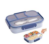 Generico Portapranzo Per Adulti,4 Scomparti A Prova Di Perdite - Contenitori Per Il Pranzo - Per Picnic Campeggio Escursionismo Arrampicata Lavoro Scuola Mangiare Fuori Feste e All'Aria Aperta