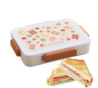 Generico Portapranzo Per Bambini | Contenitore Porta Snack 5 Scompartimenti,Utensili Cucina Antigoccia per Vacanze Spiaggia Sport Campeggio Viaggi