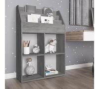 Generico Portariviste Bambini Grigio Cemento 71x30x114 cm Multistrato,Grigio,28kg,339531