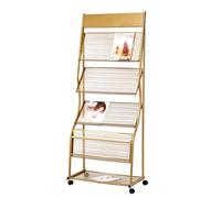 Generico Portariviste da Pavimento a 4 Livelli, espositore Mobile in Ferro per brochure, mostre, Eventi e organizzazione di Documenti - salvaspazio, Durevole, Design Elegante