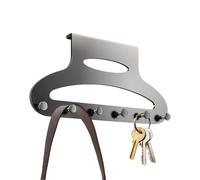 Genérico Portasciugamani appeso alla porta - Mensola organizer in metallo per una camera da ,Appendiabiti dietro la porta | per la casa stile fattoria camera da bagno ingresso WC