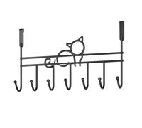 Generico Portasciugamani sopra la porta | Robusto organizer da porta a forma di gatto - Gancio sopra la per cappotto, accappatoio, cappello, vestiti e asciugamani, appendiabiti la