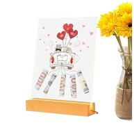 Generico Portasoldi per contanti, portasoldi per matrimoni - Fermasoldi luminoso per la sposa e lo sposo,Porta soldi per ornamento artigianale da tavolo per matrimoni, compleanni, San, Natale