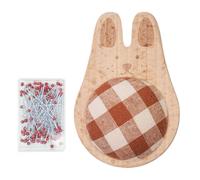Generico Portaspilli Cucito, Portaaghippi, Cuscino Organizzatore con 100 Spilli per Cucito Sarte E Quilting con Design Animali