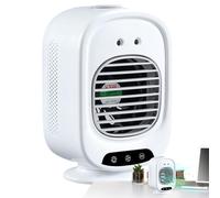 Genérico Portatile Fan - Air Circulator USB Rechargeable | Quiet Powerful Adjustable 3 Speed Modes Hydrating Fan | Personal Cooling Accessory USB Charging For Indoor Outdoor Camping Beach