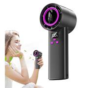 Genérico Portatile Handheld Turbo Fan | Outdoor Fast Cooling Fan | Rechargeable With LED Display | Quiet 100-Speed Turbo Blower | Cooling Gadget Portable FanFor Outdoor Camping Beach Hiking