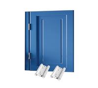 Generico Porte a Battente in Legno massello per Ingresso Cucina - Chiusura Automatica per Ingresso Bar caffetteria, Elegante divisorio Interno, Perfetto per dispensa e arredo d'ingresso (Colore: A, d