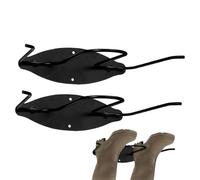 Generico Porte-bottes mural,Ensemble de 2 étagères murales rangement en acier inoxydable | Range-bottes cowboy en métal | Pour atelier, grange, cabanon, porche, entrée, garage, sous-sol