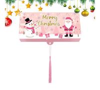 Generico Porte-monnaie De Noël - Papier, Porte-monnaie, Plusieurs Emplacements | Machines À Sous Surprise De Noël, Pour, Carte Cadeau De Vacances DIY Pour Femmes, Hommes, Filles, Garçons, Maman,