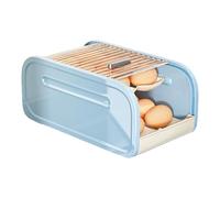 Generico Porte-Œufs Réfrigérateur - Distributeur à Roulement 2 Niveaux, Boîte de Stockage Œufs | Design Gain de Place Solide Durable, Organisation Cuisine | Pour Plan de Travail Congélateur Réfrigé