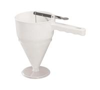 Generico Porzionatore per Impasto da 1200 ml con Supporto - Dispenser preciso per Impasto per Pancake, Muffin, Cupcake e Waffle - Dispenser per Leggero in PP - Bianco - in ase - 1 Pezzo