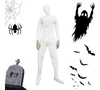 Generico Posabile manichino ripieno Cristallino - Modello Umano in per Halloween | Body Mannequin Full Size | Horror Halloween Decorazioni Cosplay per Case infestate Escape Room Stage