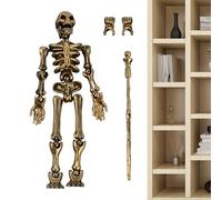 Generico Poseable Skeleton Figurine - Action Figure Toy with Movable Limbs | Realistic Bone Design for Kids, Home Accessories for Hobbyists, Collectors, and Creative Play or Decoration