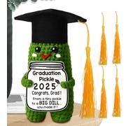 Generico Positive Crochet | Supporto Motivazionale con 5 Nappe Colorate | Decorazione per Scrivania con Cartolina Motivazionale per Ragazze Adolescenti Amiche Camera da Letto Casa Viaggio