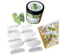 Generico positivo - 30 fogli, carte di affermazione con barattolo di | Regalo di supporto emotivo dei messi positivi, barattolo di affermazione per uomini colleghi di Natale studentessa