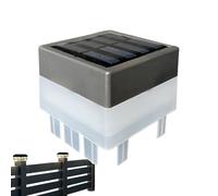 Generico Post Cover Light - Solar Fence Light | Solar Charging For Pathway Driveway, Garden Balcony Terrace Pool, Landscape Gate Road, Auto Day/Night Sensor, Easy Install Waterproof Two Color