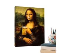 Generico Poster Della Mona Lisa | Decorazioni Per La Casa Umoristiche E Divertenti - Arte Da Bagno Della Lisa,Per Ristorante Hotel Giardino Interno Vacanza Festa Casa Stanza Dormitorio Appartamento