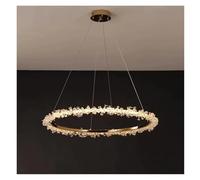Generico Postmodern Creative Individuality Ice Water Crystal LED Pendant Light For Living Room Dining Room And Bedroom Decoration