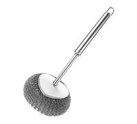 Generico Pot Brush - Comfortable Grip Technology Stainless Steel Scrubber | Pan Cleaner Scrubber Dish Brush, Cookware Cleaners, Kitchen Sink