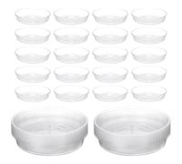 Generico Pot Drip Tray - Transparent Saucer Set, Sturdy Planter Bottom | Multi-Pack Water Guard Shield, Reusable Flower Base Support, Plant Dish for Pots, Indoor Containers, Deck Planting Areas