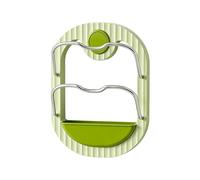 Generico Pot Lid Holder - 2-Tier No Drilling Rustproof Wall Mounted Rack | Space Saving Lid Organizer for Kitchen | for Cabinet Cupboard Drawer Wall Pantry Baking Cooking Dishes