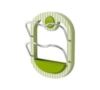 Generico Pot Lid Holder,2-Tier No Drilling Wall Mounted Rustproof Rack - Pot Lid Organizer,for Cabinet Cupboard Drawer Wall Pantry Baking Cooking Dishes Plates Cookware