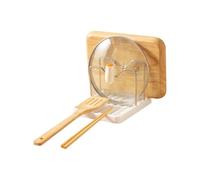 Generico Pot Lid Holder, Countertop Stand, With Drip Tray Spoon Rest For Cooking Cutting Board Baking Sheet Utensil Kitchen Stove Pantry Organizing Pots Keeping Counters Clean Tidy
