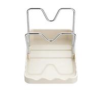 Generico Pot Lid Holder - Saucepan Lid Storage | 20cm*14cm*18cm cookware lids drainers with Sectioned Feature, stainless steel Racks Holders, Kitchen Storage Category, Home Kitchen Prep Station Use