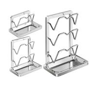 Generico Pot Lid Rack - Cookware Arrangement Stand, Compact Kitchenware Management Solution, Multipurpose Storage System Accommodating Covers Utensils Serving | For Kitchen Home Pantry Counter