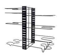 Generico Pot Organizer | 8-Tier Adjustable Container, Cookware Organizer For Kitchen Counter Pantry Home Cupboard Tableware Oven Plate Dish Drying Sheet Use, Handy Piece For Daily Storage