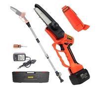 Generico Potatore Elettrico Portatile, Senza Fili da 25 V, Taglio da 40 Mm, Asta Telescopica E Motosega, Funzionamento con Una Sola Mano, Design Leggero (Saw Pole)