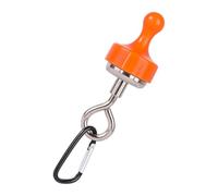 Genérico Potenti ganci magnetici | Con organizer robusto con moschettone - Gancio per lanterna da campeggio - per barche da viaggio cucina bagno porta armadio