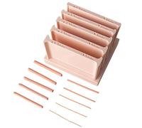 Generico Pottery Teaching Rolling Mud Stick Guide Tools with Multiple Thickness Sizes, Clay Thickness String Roller Tool | Pottery Teaching Rolling Mud Stick Guide Tools for DIY Crafts