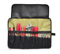 Generico Pouches For Motorcycle - Tear-Resistant Waxed Canvas, Secure Buckle Closure, 10 Pockets Heavy Duty Pocket Holder, Wrench Up Bag | Multi-Purpose Organizer, Pockets Electri