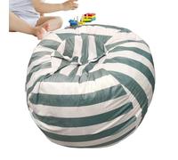 Generico Pouf A Forma di Animale di Peluche | Sedia Organizer con Cerniera per Bambole di Peluche,Sedile Porta Giocattoli Morbidi - per Camera dei Bambini Aula Sala Giochi Soggiorno Asilo Dormitorio
