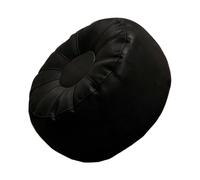 Generico Pouf Ottoman Cover - PU Pumpkin Shape Cushion Footrest | Faux Leather Unstuffed Pouf Ottoman for Living Room Bedroom Kitchen Offices Floor Wedding Outdoor Patio Balcony