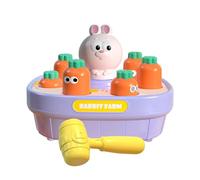 Generico Pounding Toy, Whack Mole Game, Interactive Frog Piece, Chicken Cartoon Hammering Gear, Early Learning Equipment, Activity Category, Mini Bright Set for Home School