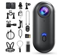 Generico POV Camera, 2025 New body camera, 4k Pocket Thumb Action Cam,170° Wide Angle,Wearable Video Recording, for Cycling, Diving and Outdoors Activities (Black,64G)