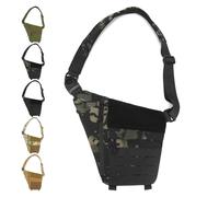 Generico Powios Crossbody Bag, Large Capacity Shoulder Crossbody Sling Bag for Men, Outdoor Waterproof for Hiking Cycling Camping (Black Camouflage)