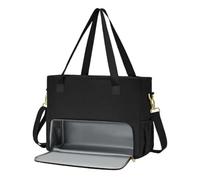 Genérico pranzo - da donna con scomparto per il pranzo, borsa convertibile in poliestere leggero, messaggero portatile con tracolla | Ideale per infermieri,