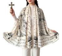 Generico Prayer Shawls For Women - Soft Comfortable Wrap Christian Blessing Supplies, Inspirational Prayer Scarf, Faith Meditation Accessory | Prayers Shawl For Women Ladies Mothers Travelers