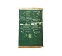 Generico Praying Mat Rug, 50x90cm Soft, Guided Bilingual Educational Step Formula with Sturdy Build, Prayer Aid with Smooth Comfort, Modern Holiday Style, Accessory for Room Home Travel School